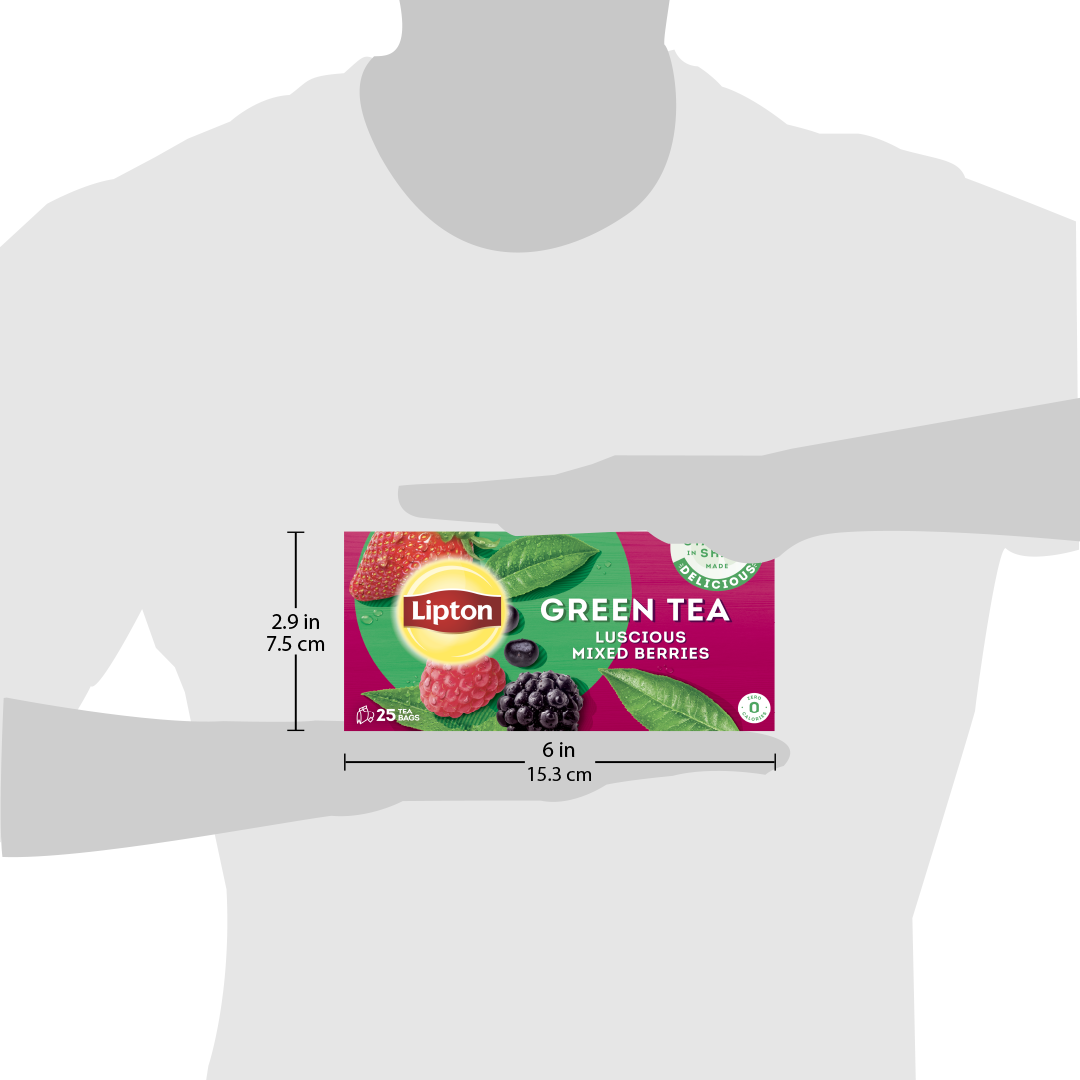 Lipton Green Tea Mix Berries - 25 Tea bags
