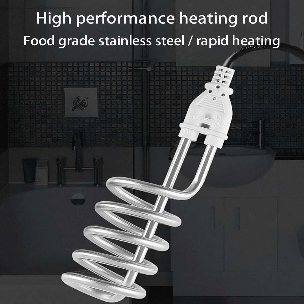 Imported Electric Water Heating Rod Portable Electric Water Heater Electric Water Immersion Rod 1500 Watt